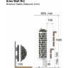 Электрическая печь SAWO ARIES (9,0 кВт, без пульта, нержавейка, встроенный блок мощности, пристенная) ARI3-90Ni2-WL-P